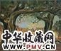 余本 一九三九年作 老榕树 油画画布表于木板 镜框