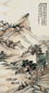 徐行敏 山水 立轴 设色纸本