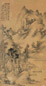 徐行敏 绿树笼烟 立轴 墨色纸本