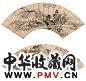 徐行敏 山水(2件) 扇面 纸本