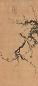 姚鼐 1797年作 花鸟 立轴 水墨绢本