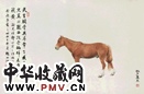 赵敬予 1942年作 临郎世宁神骏图 立轴 设色纸本
