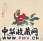 谢月眉 花蝶 立轴 纸本