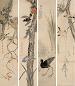 张小蓬 乙酉(1885年)作 鸟啭花浓 镜心 设色绢本