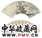 几谷 唐驼 放舟漫游图 书法 立轴 设色纸本