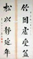 唐驼 书法 对联