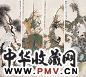 朱偁 花鸟图 四屏 设色纸本