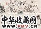 朱偁 1884年作 花鸟 卷 设色纸本
