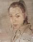 何多苓 2002年作 肖像 布面油画