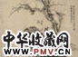倪瓒 枯木竹石图 立轴 纸本水墨