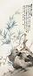 江寒汀 符铸 乙酉(1945年)作 春在梅花竹影中 立轴 设色纸本