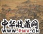 关槐 千尺雪图 立轴 设色绢本