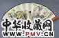 贺良朴 1931年作 花卉 扇面 设色纸本