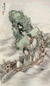 李霞 人物 立轴 设色纸本