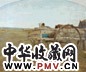 龙力游 1990年 两辆车与一条狗 布面 油画