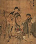 俞龄 四全图 立轴 设色绢本