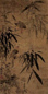 清 俞龄 竹石小鸟 镜心