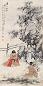 金榕 1927年作 东山丝竹 立轴 纸本设色