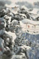 孙君良 1997年作 瑞雪江南 镜心 设色纸本