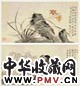 温其球 萱花水仙图 立轴 设色纸本