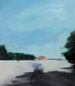 章剑 2003年 长安街 布面油画