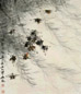 蔡鹤洲 春柳鸣蝉 立轴 设色纸本