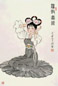 徐启雄 罗鼓画像 镜心 设色纸本