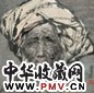 梁岩 老太太 镜心 设色
