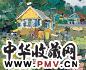 张京生 夏日花园—美国印象系列 布面油画