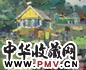 张京生 1996年作 夏日花园 布面油彩
