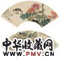 陈衡恪 姚华 1929年作 花鸟山水图 立轴 设色纸本