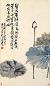 陈衡恪 1920年作 彩荷 立轴 设色纸本