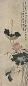 陈撰 乾隆壬戌(1742年)作 秋荷碧玉图 立轴 设色纸本