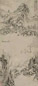 程鸣 雍正乙巳(1725年)作 秋溪独钓图 立轴 水墨纸本
