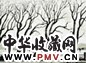 古元 1954年作 北海之冬 木版