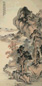 清中期 罗烜 秋山渔隐 轴