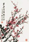 梅阡 梅花 立轴 纸本