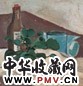 丘堤 30年代初 静物 布面油画