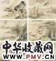 杨柳谷 山水 册页(14开选6) 绢本