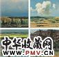 崔开玺 90年代 风景组画 4张 木板