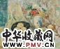 胡善余 60年代作 仙桃瓶花 油彩 布面