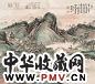 李嘉福 丁亥(1887年)作 溪山欢乐图 立轴 设色纸本