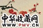 潘然 红梅 镜心 设色纸本