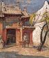 潘玉良 1935年作 皖南民居 布面 油彩