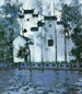 庞均 2003年作 状元桥 油画 画布