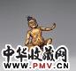 明中期 铜镀金大成就者毗瓦巴