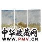 唐海文 1970年代年作 无题 设色纸本