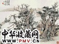 唐熊 高士隐居 立轴 设色纸本