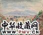 王济远 风景水彩稿 纸上 水彩