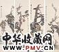 徐桢 花鸟 四屏 设色纸本
